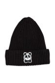 Дитяча бавовняна шапка Mini Rodini колір чорний з бавовни Дитяча бавовняна шапка Mini Rodini колір чорний з бавовни