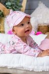 Дитяча бавовняна шапка Jamiks ARDEN колір рожевий візерунок