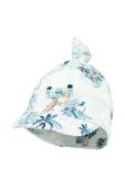 Дитяча бавовняна шапка Jamiks ARDEN візерунок колір блакитний Дитяча бавовняна шапка Jamiks ARDEN візерунок колір блакитний