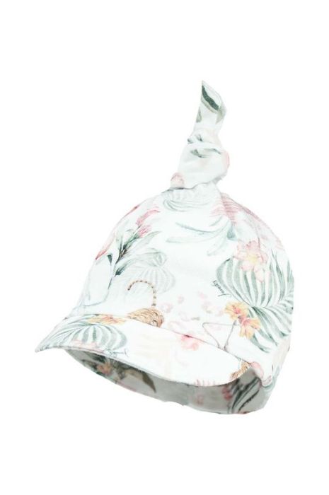 Дитяча бавовняна шапка Jamiks ARDEN колір зелений візерунок (3189459) Дитяча бавовняна шапка Jamiks ARDEN колір зелений візерунок (3189459)