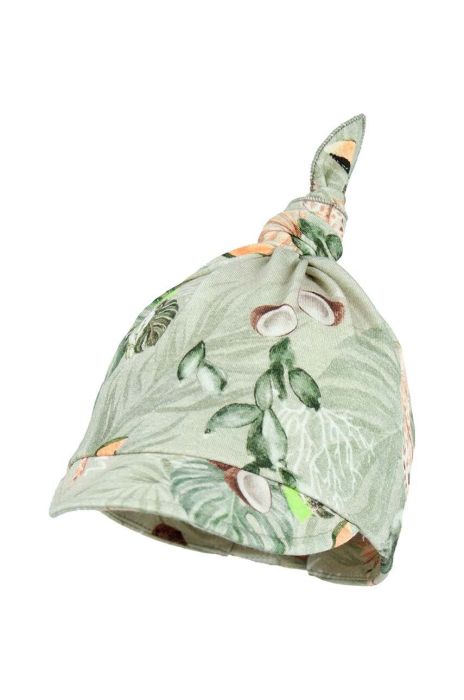 Дитяча бавовняна шапка Jamiks ARDEN колір зелений візерунок (3189612) Дитяча бавовняна шапка Jamiks ARDEN колір зелений візерунок (3189612)