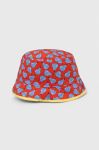 Дитячий двосторонній бавовняний капелюх United Colors of Benetton з бавовни колір блакитний (3288663)