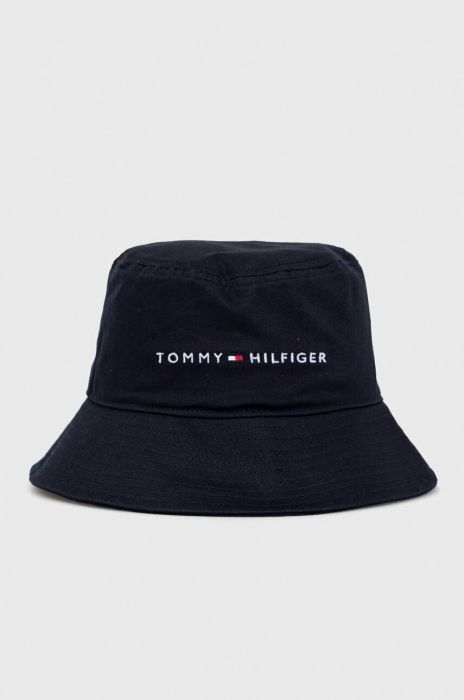 Дитяча бавовняна панама Tommy Hilfiger колір синій з бавовни (2983799) Дитяча бавовняна панама Tommy Hilfiger колір синій з бавовни (2983799)