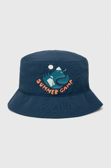 Дитячий капелюх Jack Wolfskin AT HOME BUCKET HAT K колір синій Дитячий капелюх Jack Wolfskin AT HOME BUCKET HAT K колір синій