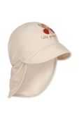 Дитяча кепка Konges Sl?jd колір бежевий Дитяча кепка Konges Sl?jd колір бежевий