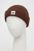 Шапка Lee колір коричневий Шапка Lee колір коричневий