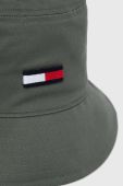 Бавовняний капелюх Tommy Jeans колір зелений з бавовни (2837167)