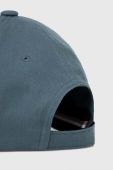 Бавовняна бейсболка BOSS колір бірюзовий з аплікацією (2919601)