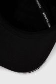 Бавовняна бейсболка Tommy Hilfiger колір чорний однотонна