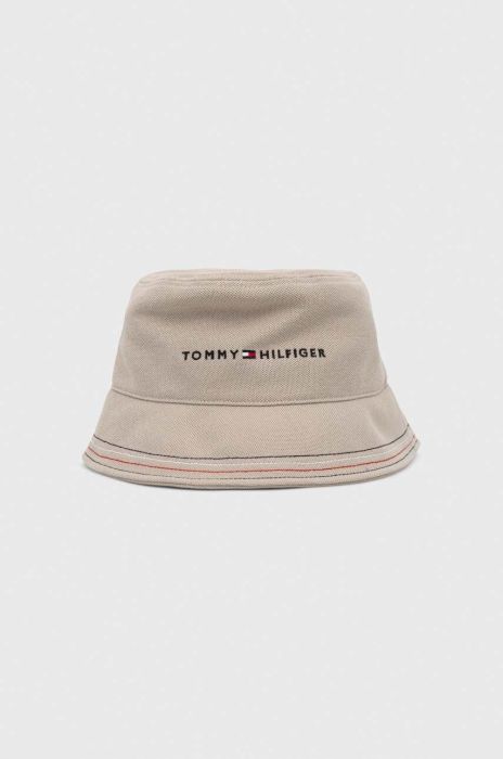 Капелюх Tommy Hilfiger колір бежевий (2973965) Капелюх Tommy Hilfiger колір бежевий (2973965)