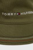 Капелюх Tommy Hilfiger колір зелений Капелюх Tommy Hilfiger колір зелений