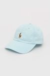 Кепка Polo Ralph Lauren колір бірюзовий з принтом Кепка Polo Ralph Lauren колір бірюзовий з принтом