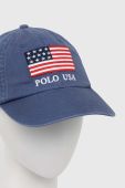 Бавовняна бейсболка Polo Ralph Lauren з аплікацією колір блакитний (2968954) Бавовняна бейсболка Polo Ralph Lauren з аплікацією колір блакитний (2968954)