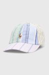 Бавовняна бейсболка Polo Ralph Lauren візерунок колір барвистий (3122497) Бавовняна бейсболка Polo Ralph Lauren візерунок колір барвистий (3122497)