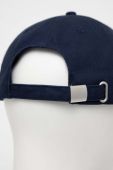 Бавовняна бейсболка United Colors of Benetton колір синій з аплікацією (3077435) Бавовняна бейсболка United Colors of Benetton колір синій з аплікацією (3077435)