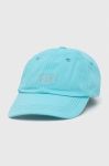 Бавовняна бейсболка Joop! колір бірюзовий однотонна Бавовняна бейсболка Joop! колір бірюзовий однотонна
