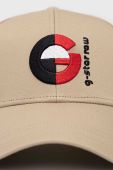 Бавовняна бейсболка G-Star Raw колір бежевий з аплікацією (3098786) Бавовняна бейсболка G-Star Raw колір бежевий з аплікацією (3098786)
