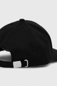 Бавовняна бейсболка BOSS колір чорний однотонна (3069462)