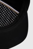 Бавовняна бейсболка BOSS колір чорний однотонна (3069462)