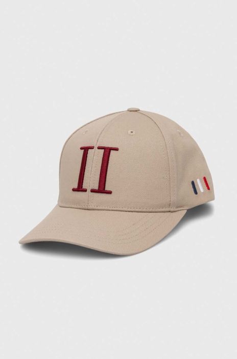 Бавовняна бейсболка Les Deux колір синій з аплікацією (3456623)