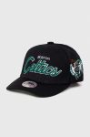 Кепка з домішкою вовни Mitchell&Ness BOSTON CELTICS колір чорний з аплікацією Кепка з домішкою вовни Mitchell&Ness BOSTON CELTICS колір чорний з аплікацією