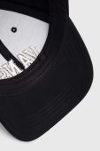 Бавовняна бейсболка Vans колір чорний з принтом (3043964)