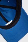 Бавовняна бейсболка Vans з принтом колір блакитний