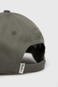 Бавовняна бейсболка Pepe Jeans Wally колір зелений з аплікацією