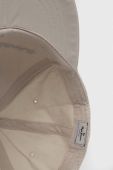 Бавовняна бейсболка Pepe Jeans Wally колір бежевий з аплікацією