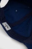 Бавовняна бейсболка Pepe Jeans колір синій з аплікацією