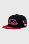 Кепка Mitchell&Ness Chicago Bulls колір чорний візерунок Кепка Mitchell&Ness Chicago Bulls колір чорний візерунок