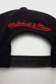 Кепка Mitchell&Ness Chicago Bulls колір чорний візерунок Кепка Mitchell&Ness Chicago Bulls колір чорний візерунок
