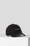 Бавовняна бейсболка Karl Lagerfeld колір чорний з аплікацією (2893625) Бавовняна бейсболка Karl Lagerfeld колір чорний з аплікацією (2893625)