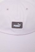 Бавовняна бейсболка Puma колір фіолетовий з аплікацією