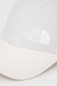 Кепка The North Face колір білий однотонна