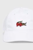 Бавовняна кепка Lacoste x Netflix колір білий з аплікацією RK7743-VIQ (3273694)