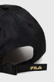 Кепка Fila колір чорний візерунок Кепка Fila колір чорний візерунок