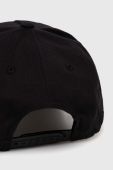 Бавовняна бейсболка Fila колір чорний з аплікацією (3013481) Бавовняна бейсболка Fila колір чорний з аплікацією (3013481)