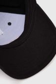 Бавовняна бейсболка Fila колір чорний з аплікацією (3013481) Бавовняна бейсболка Fila колір чорний з аплікацією (3013481)