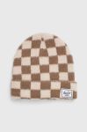 Шапка Herschel колір бежевий (3426684) Шапка Herschel колір бежевий (3426684)