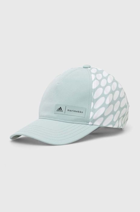 Кепка adidas Performance Marimekko колір зелений візерунок Кепка adidas Performance Marimekko колір зелений візерунок