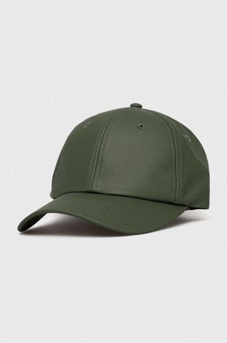 Кепка Rains 13600 Cap колір зелений однотонна 13600.65-65Evergree Кепка Rains 13600 Cap колір зелений однотонна 13600.65-65Evergree