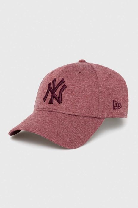 Кепка New Era колір бордовий меланж NEW YORK YANKEES 60348848.MRNWHI-MRNWHI Кепка New Era колір бордовий меланж NEW YORK YANKEES 60348848.MRNWHI-MRNWHI