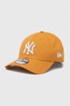 Бавовняна бейсболка New Era колір жовтий візерунок NEW YORK YANKEES 60298721.SNDWHI-SNDWHI Бавовняна бейсболка New Era колір жовтий візерунок NEW YORK YANKEES 60298721.SNDWHI-SNDWHI