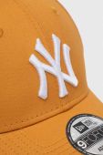 Бавовняна бейсболка New Era колір жовтий візерунок NEW YORK YANKEES 60298721.SNDWHI-SNDWHI Бавовняна бейсболка New Era колір жовтий візерунок NEW YORK YANKEES 60298721.SNDWHI-SNDWHI