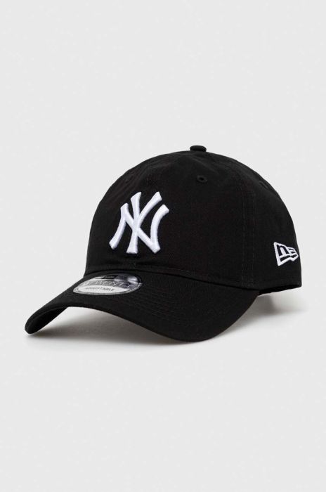 Бавовняна бейсболка New Era колір чорний з аплікацією NEW YORK YANKEES (3142591) Бавовняна бейсболка New Era колір чорний з аплікацією NEW YORK YANKEES (3142591)