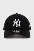 Бавовняна бейсболка New Era колір чорний з аплікацією NEW YORK YANKEES (3142591) Бавовняна бейсболка New Era колір чорний з аплікацією NEW YORK YANKEES (3142591)