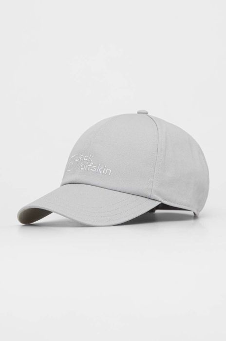 Кепка Jack Wolfskin колір сірий з аплікацією (3153076)