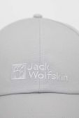 Кепка Jack Wolfskin колір сірий з аплікацією (3153076)