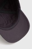 Бавовняна бейсболка Nicce колір сірий однотонна Бавовняна бейсболка Nicce колір сірий однотонна